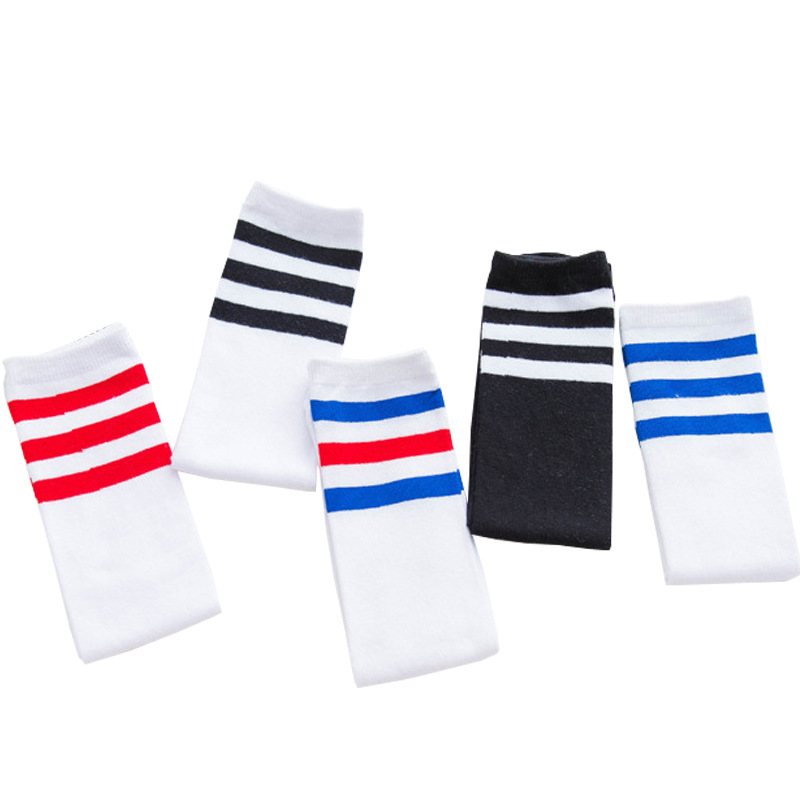 Kids Boys Girls Children Cotton School Students Fashion Casual Black White Grey Stockings Boy Girl Socks