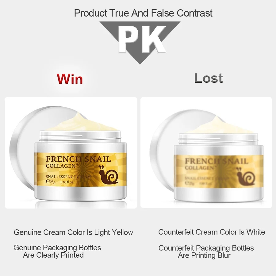 LAIKOU Brand Snail Face Cream Acne Scar Removal cream For Face Skin Care Whitening Cream Snail Stretch Marks Nourishing For Face