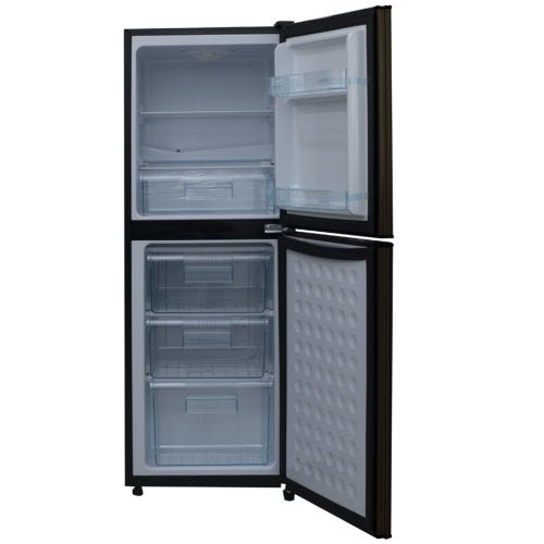 NASCO 136L BOTTOM FREEZER FRIDGE NASD2-18FL-B BLACK