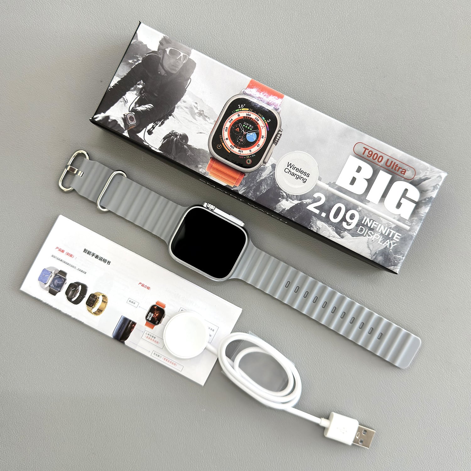 NEW T900 Ultra Smart Watch Men 49MM Big 2.09 Hiwatch PRO APP NFC Function Bluetooth Call Sports Music Healty Monitor