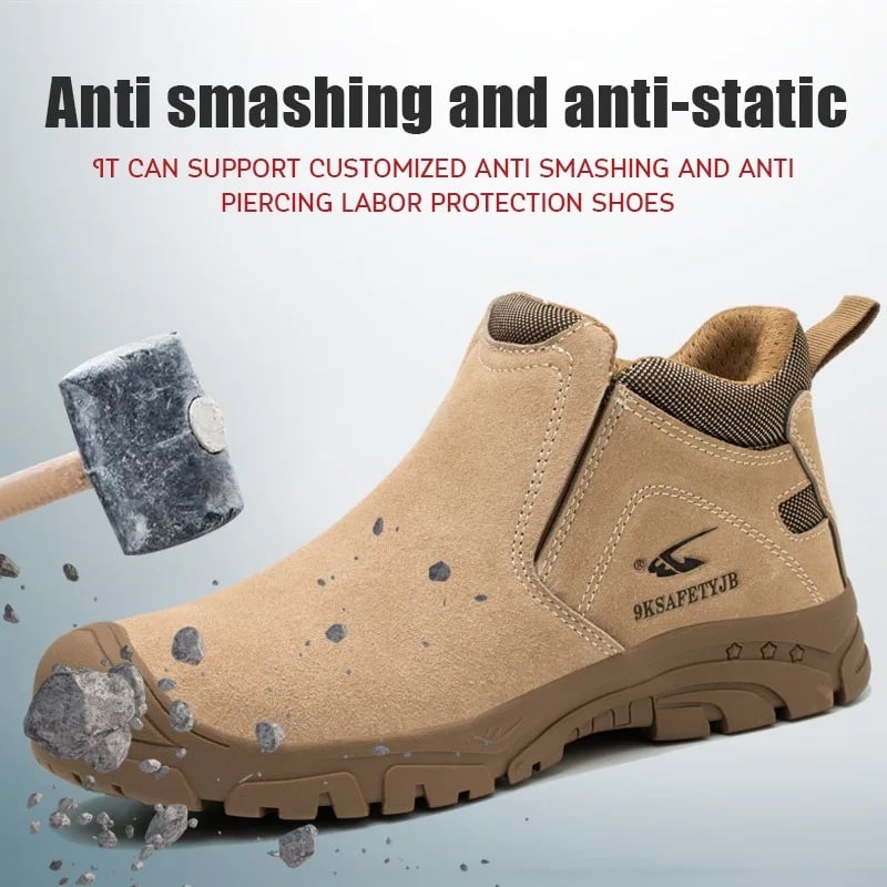 Insulation 6kv Welding Shoes Men Work Boots Safety Shoes Puncture-Proof Spark Proof Indestructible Shoes Industrial