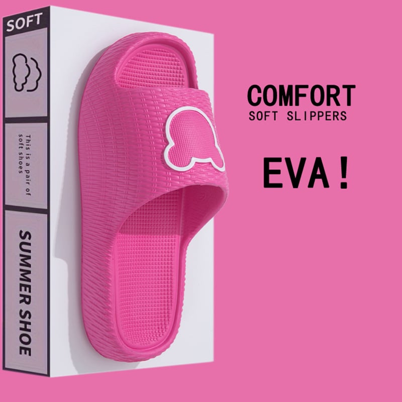 Soft Home Slippers Couple Summer Indoor Skid Proof Bathroom Slippers Sandals Hotel Solid Color Men Women Flip Flops Flat Shoes