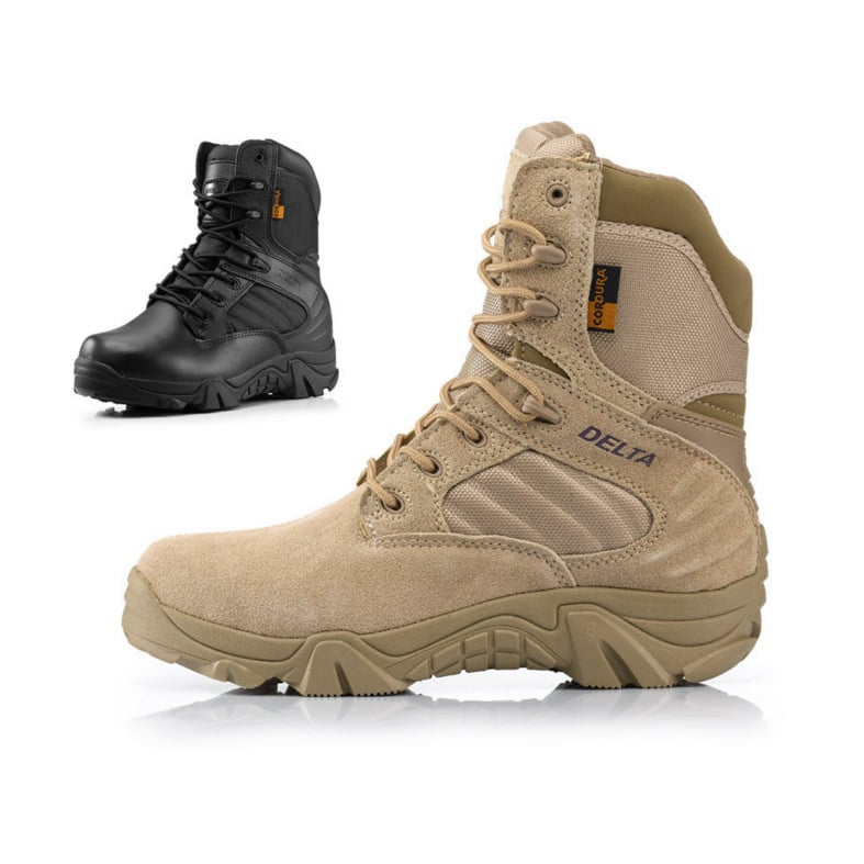 High cut men's boots lightweight hiking boots durable suede work desert boots