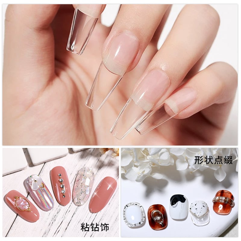 Hot Sold Solid Patch Adhesive Wearing Peelable Nail Patch Adhesive Nail Phototherapeutic Gel Artificial Nail gel