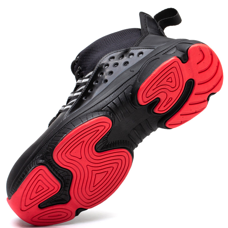 Men Lightweight Safety Shoes Steel Toe Cap Breathable Construction Shoes Work Sneakers Steel Toe Men Shoes Anti-smash Work Boots