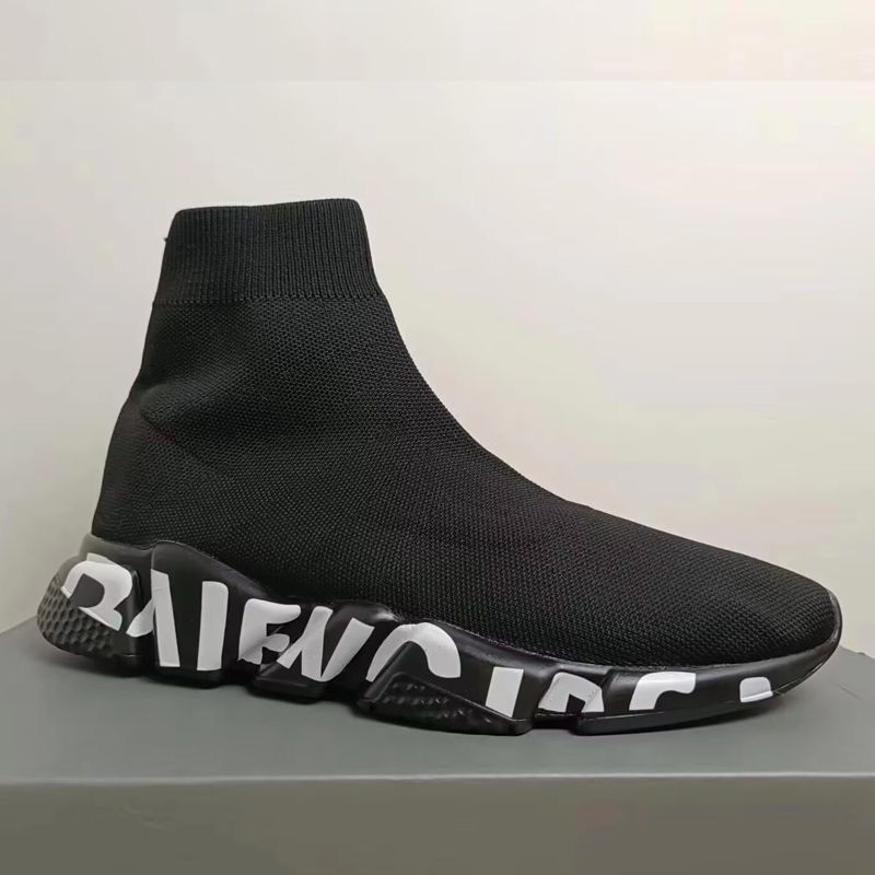 Balenciaga sneakers casual shoes comfortable couple shoes thick-soled walking shoes sports short boots socks shoes 36-45