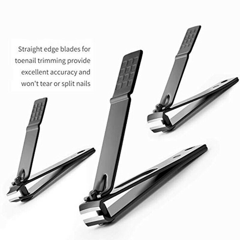 Professional Stainless Steel Nail Clipper Travel Fingernail Cutter Trimmer Machine Toenail Scissors Nippers Plier Pedicure Tool