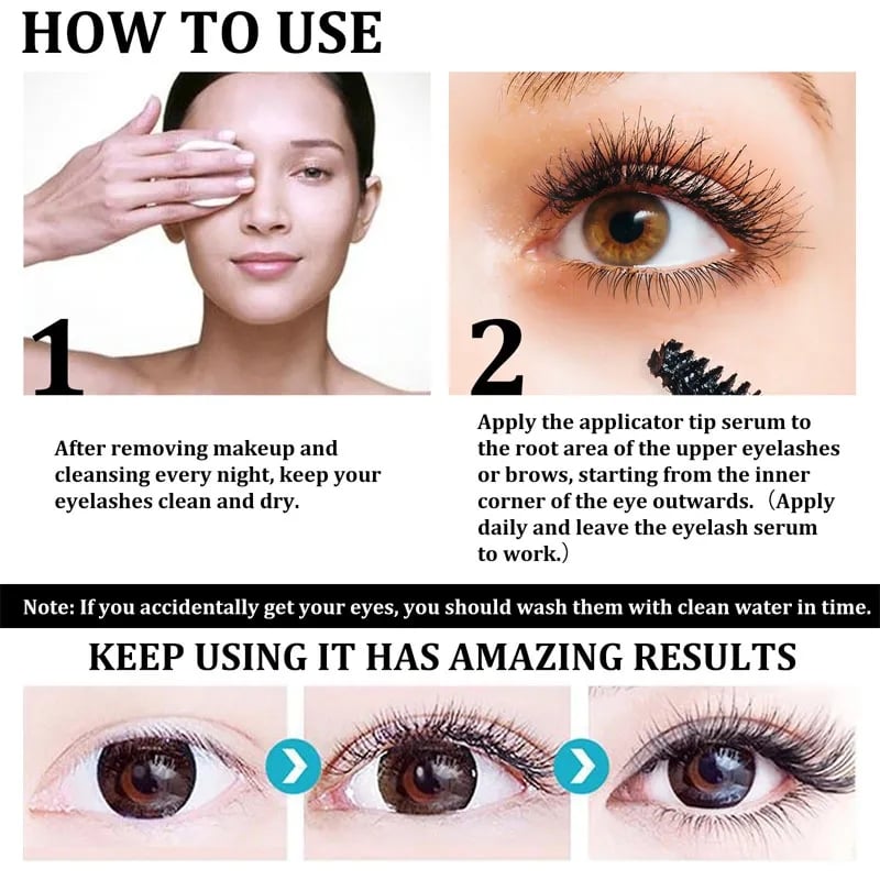 Fast Eyelash Growth Serum Products Eyelashes Eyebrows Enhancer Fuller Thicker Lashes Treatment Lengthening Lash Lift Eye Care