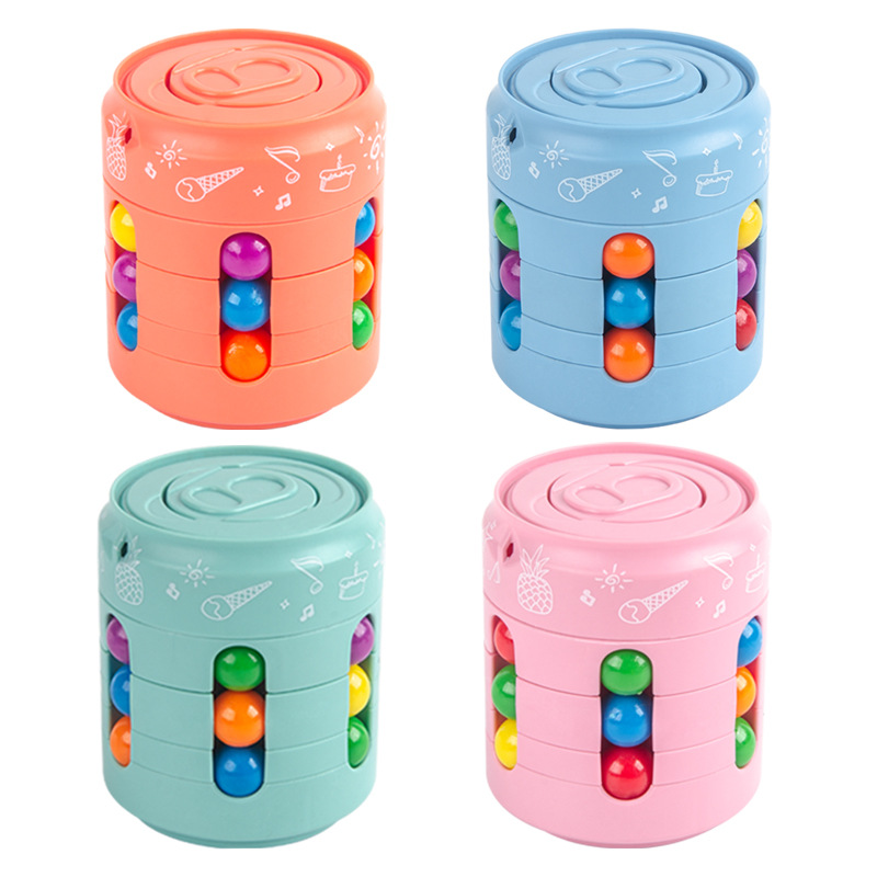 5.6 * 6.8cmAnti-stress thinking development ball magic bean burger Rubik's cube toy stress toy stress ball stress reliever toys