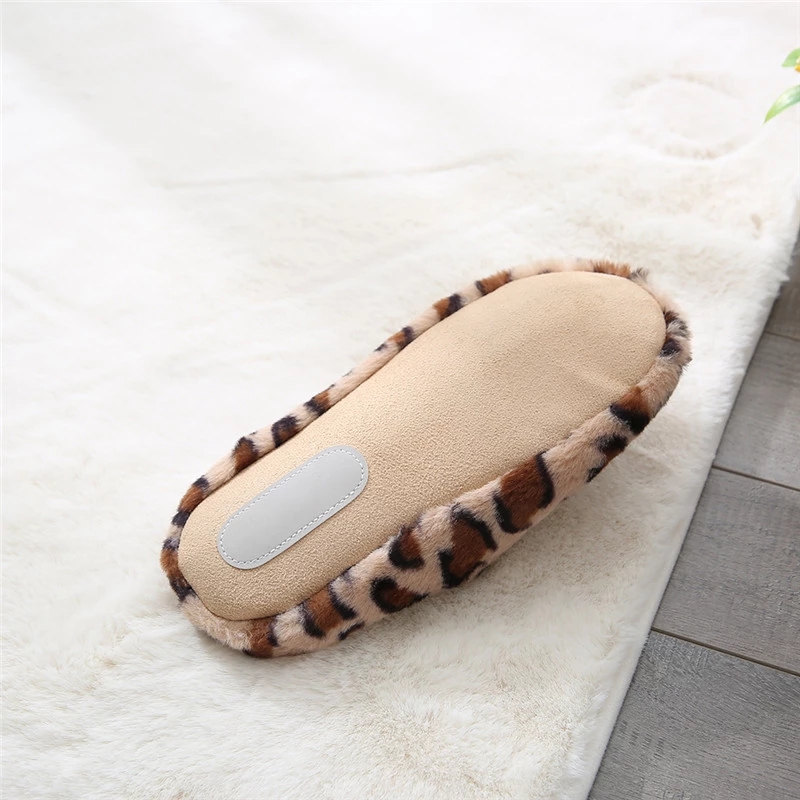 Winter Home Slippers Women Cotton Shoes Soft Plush Indoor Slippers Shoes For Women Men Couple Warm Fur Slippers Big Size