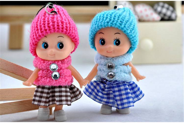 2pcs Kids Toys Soft Interactive Baby Dolls Toy Mini Doll For girls and boys Dolls & Stuffed Toys