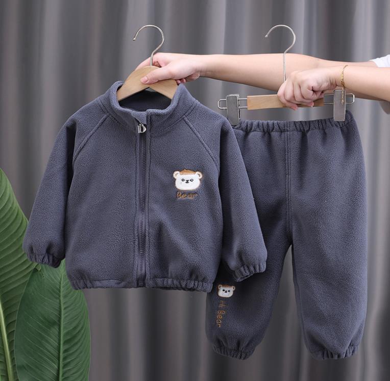 Boys Clothes Suits Cartoon Donald Duck Baby Kids Boys Outerwear Hoodie Jacket Baby Sport Boys Clothing Sets Suits