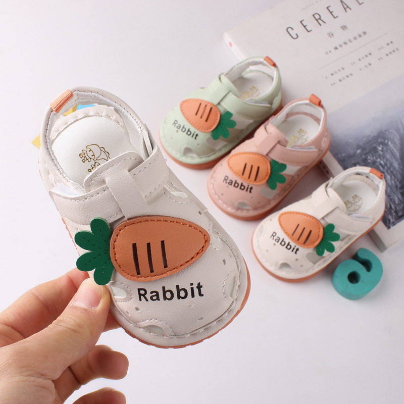 Baby Summer Sandals Infant Boy Girl Shoes Rubber Soft Sole Non-Slip Toddler First Walker Baby Crib Newborn