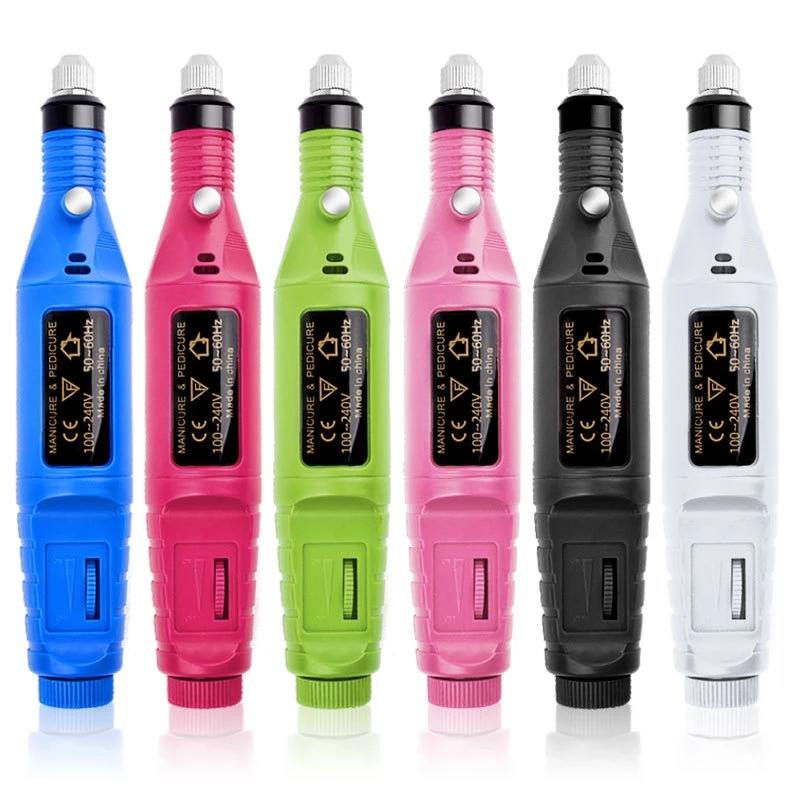1 Set Electric Nail Polisher Tools Nails Drill Machine USB Pedicure Nails File Nails Polishing Equipment Nail Polish Equipment