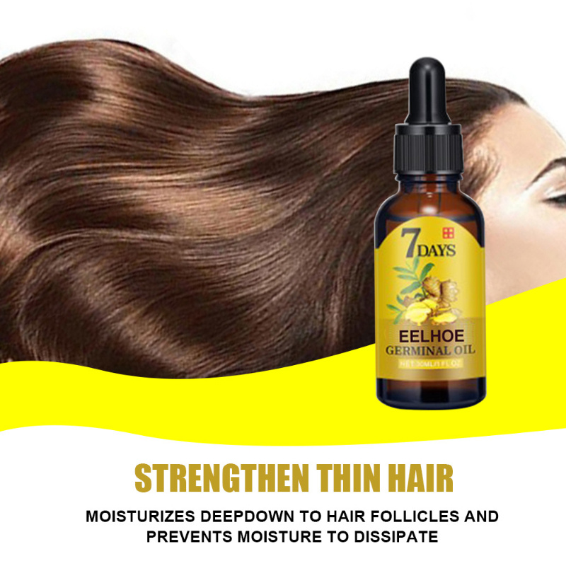 Ginger Hair Growth Fast Hair Growth Essential Oil Beauty Hair Care To Prevent Hair Loss Oil Scalp Care Nutrient Solution