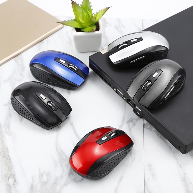 2.4Ghz Wireless Mouse Ergonomic 6 Keys Mouse USB Optical Computer Gaming Mouse Gamer Mice For PC Computer Laptop
