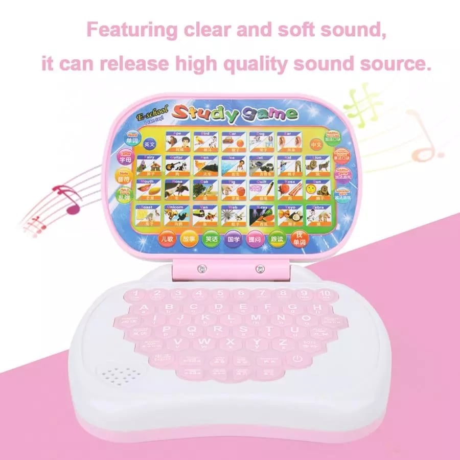 Baby Kids Laptop Tablet Learning Machine Toy Electric Simulation Computer Tablet Learning Letters Words Children Educational Toy