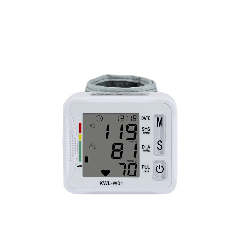 Medical Equipment LCD Automatic Digital Wrist Blood Pressure Monitor Bp Tonometer Sphygmomanometer Tensiometer