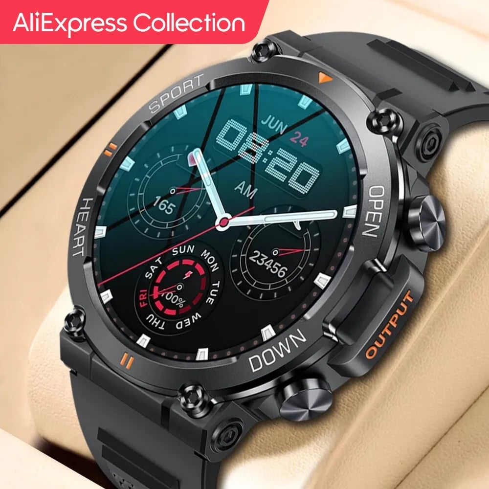 1.39 Inch HD Bluetooth Call Smart Watch Men Sports Fitness Tracker Heart Monitor 400mAh Smartwatch For XIAOMI Android IOS K56