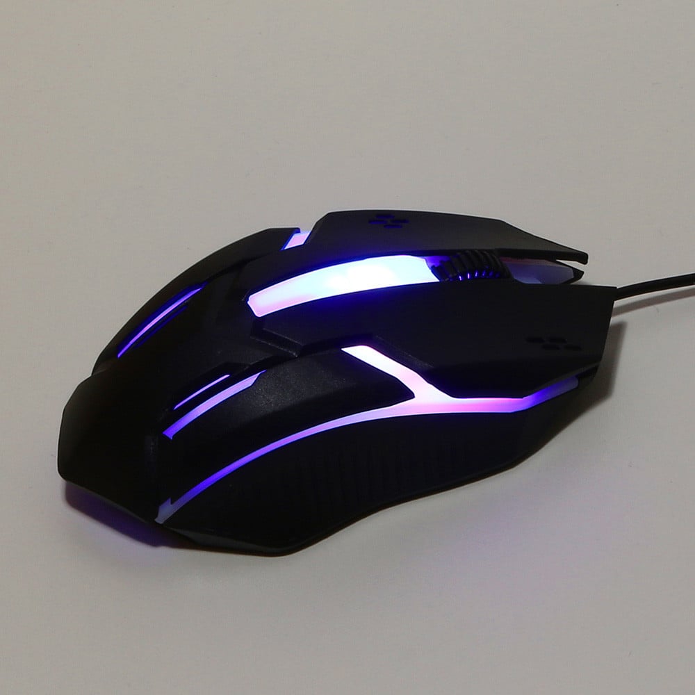 Wired Mouse Fashion LED Light Optical Portable Mouse USB Plug And Play Mouse Ergonomic Professional Gaming Mice For Gaming