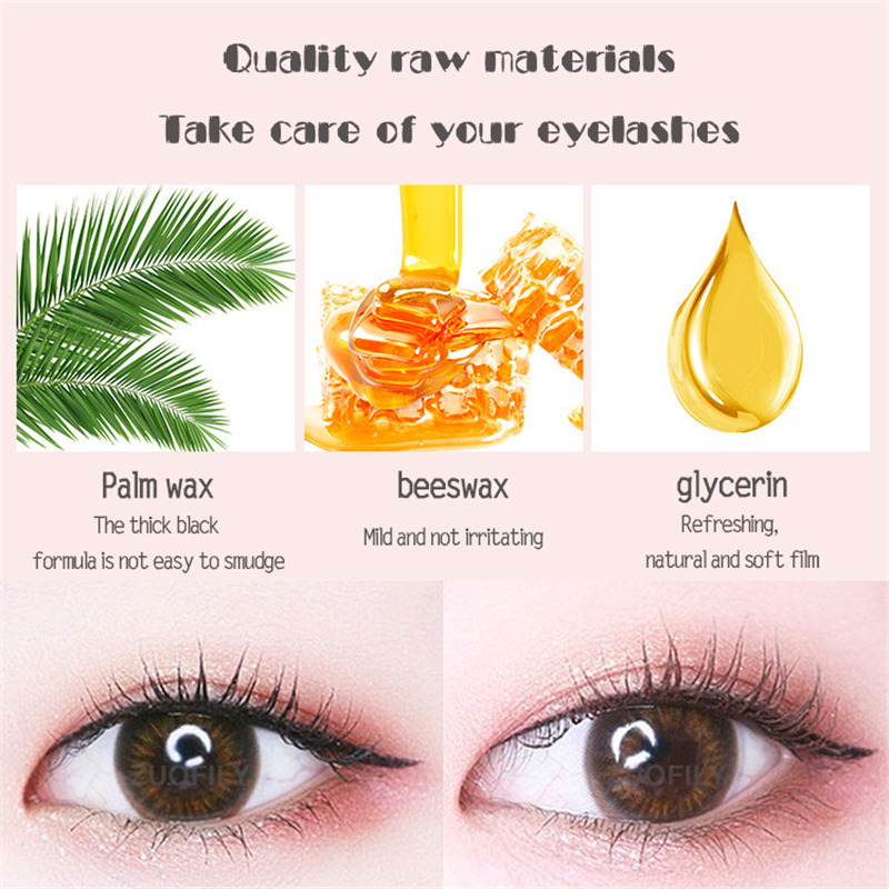 Ultra-thin Mascara Slender, Curly, Not Easy To Smudge, Lengthened, Extremely Fine, Natural Fine Brush Head Mascara