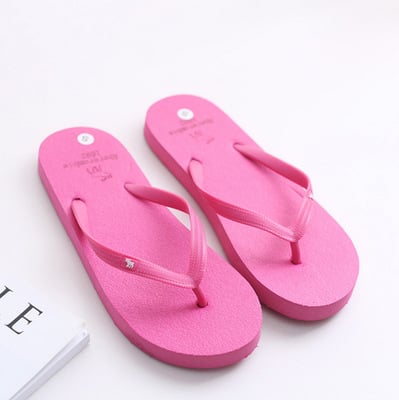 New flip flops summer men's and women flip-flops slippers non-slip canvas with sandals and slippers