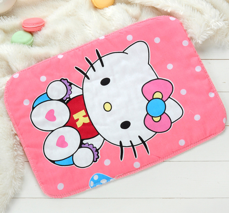 25 * 35 Urine Pad Pure Cotton Washable Soft Small Size Baby Diaper Mattress Waterproof Diaper Suction Leak Proof