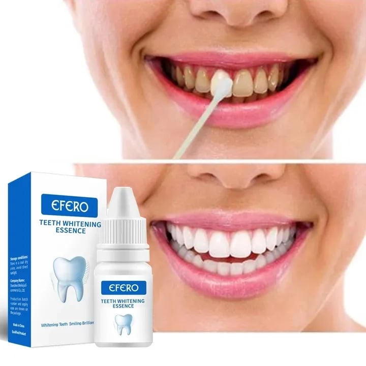 EFERO Teeth Whitening Essence Liquid Oral Hygiene Whiten Teeth Remove Plaque Stains Fresh Breath White
