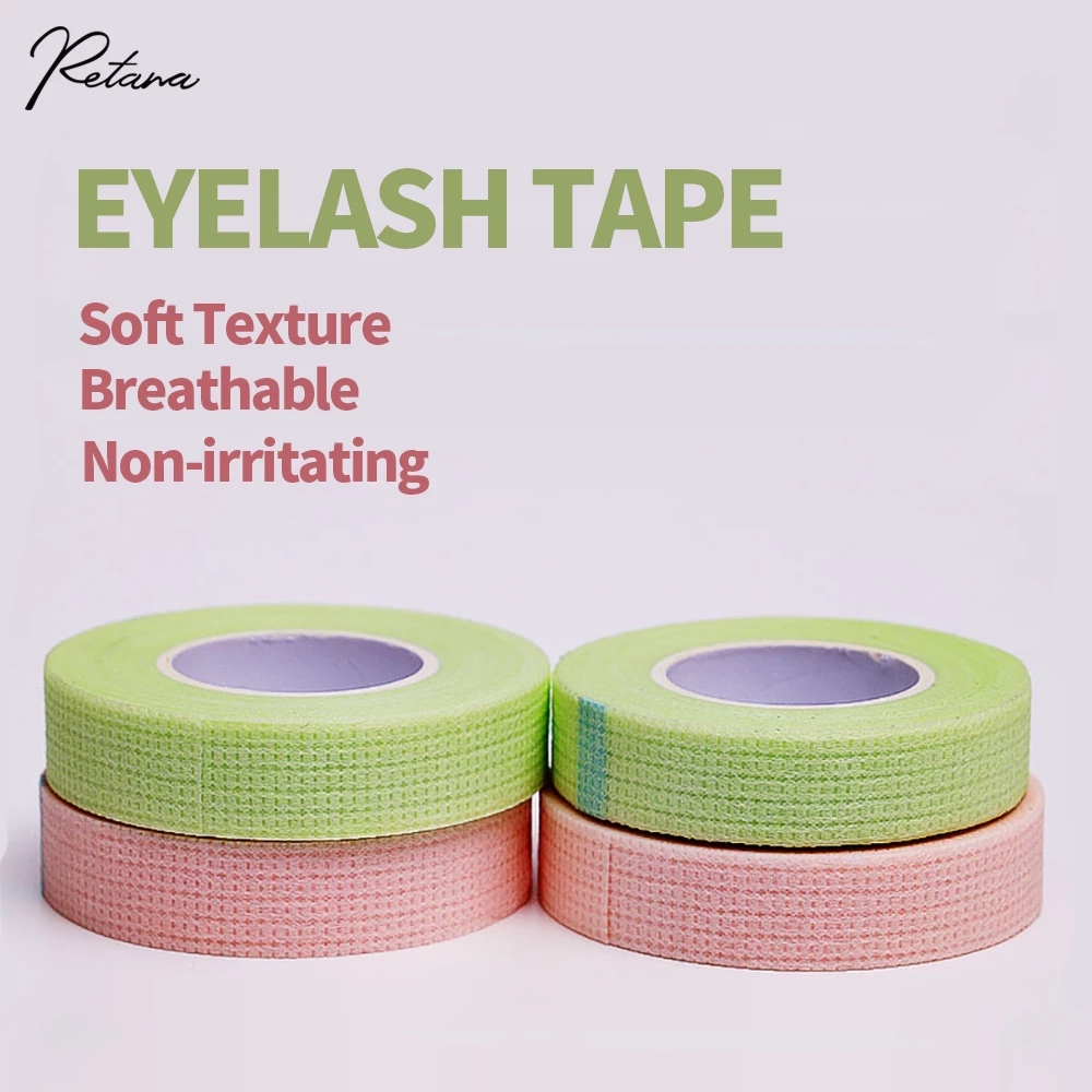 3 pcs Eyelash Extension Lint Breathable Non-woven Cloth Adhesive Tape Medical Paper Tape For False Lashes Patch Makeup Tools