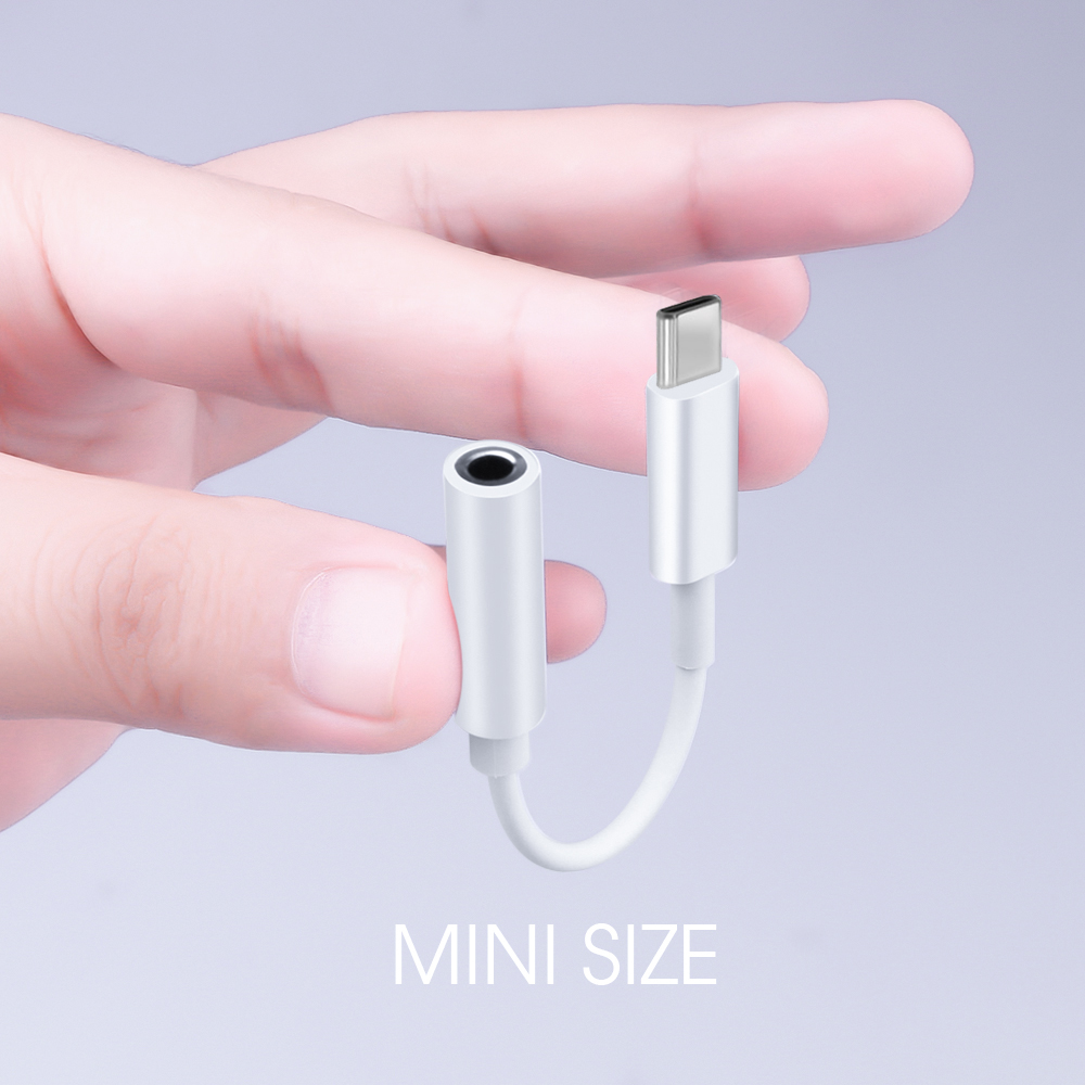 Type C Male To 3.5mm Jack Female Audio Aux Cable USB C To 3.5 mm Headphone Earphone Adapter for Huawei P20 P30 Pro