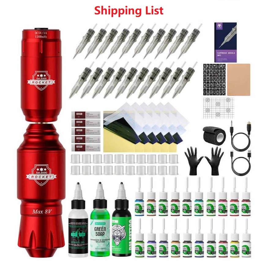 Tattoo Rocket Pen Set Motor Integrated Machine Beauty Embroidery and Embroidery Equipment