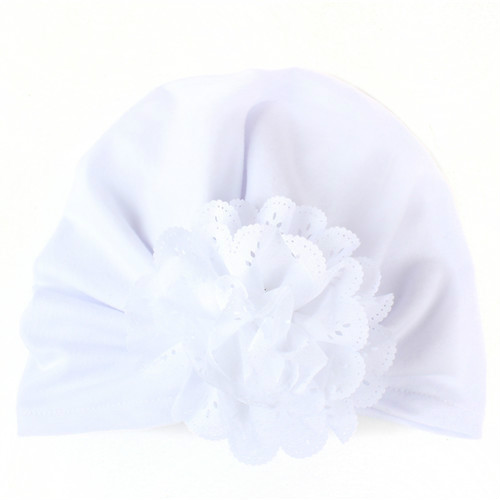 Newborn Baby Girls Infant Toddler Flower Hat Cotton Soft Hat Cap