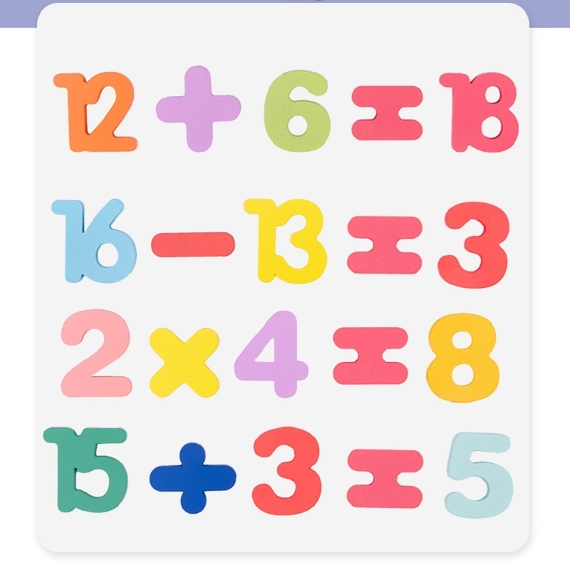 20CM Baby Toys Wooden Puzzle Alphabet Number Shape Matching 3D Puzzle Board Game Wooden Montessori Toys For Children Gifts