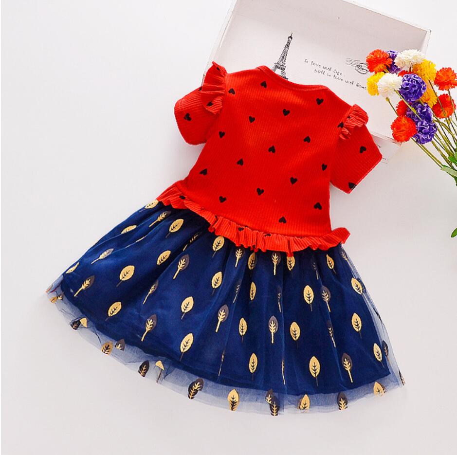 Summer Cute Toddler Baby Girls Dress Flower Fairy Princess Costume For Children Christmas Dresses Clothes