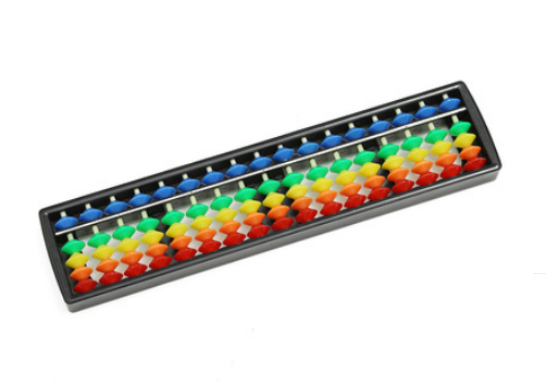 5-bead brown plastic abacus abacus abacus mental abacus abacus kindergarten abacus training practice abacus