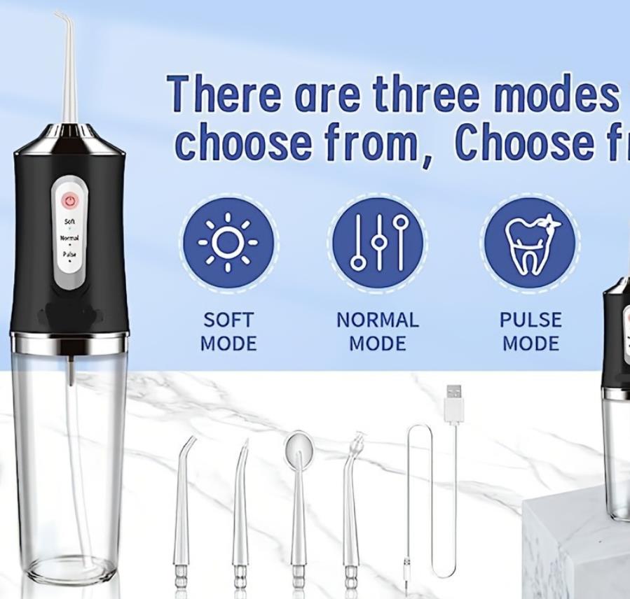220ml Electric handheld dental cleaner, oral cleaning water dental floss household irrigator Oral irrigator