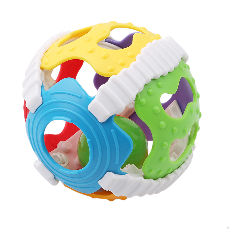 Baby Rattle Toys Cute Fun Loud Gym Jingle Ball Rattling Bell Crawling Balls Kids Children Develop Toy