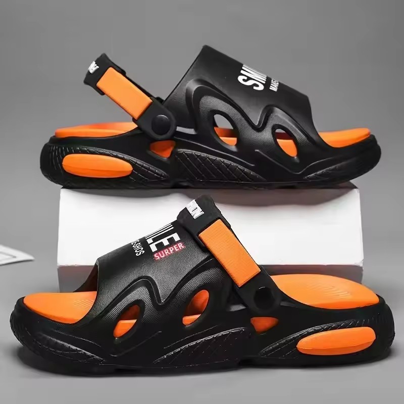 Slippers for Men Sandals Thick Bottom Shoes for Men Women's sandals Indoor Outdoor Flat Sandals EVA Comfortable sandalias hombre