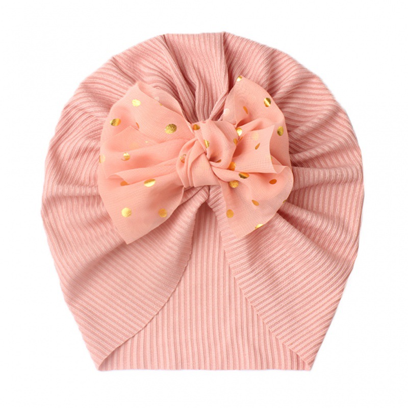 Lovely Shiny Bowknot Baby Hat Cute Solid Color Baby Girls Boys Hat Turban Soft Newborn Infant Cap Beanies Head Wraps