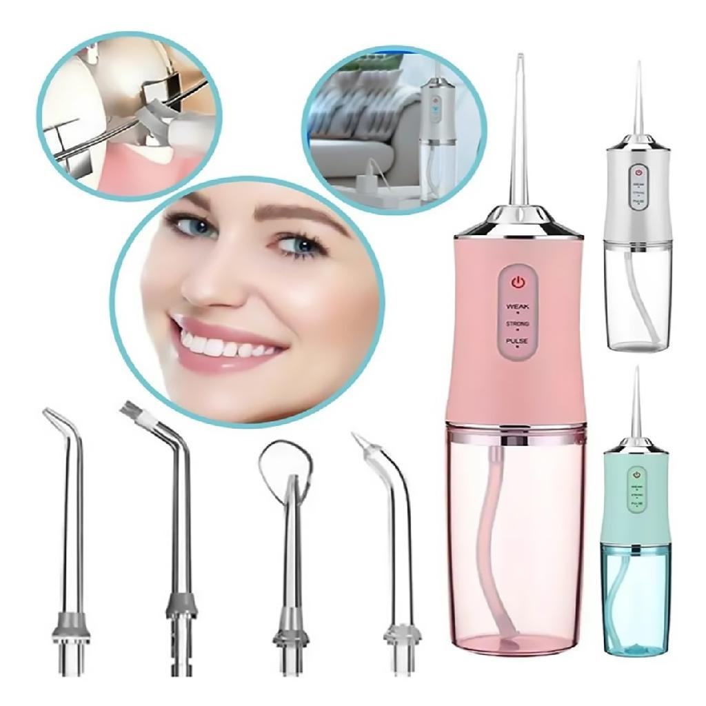 Water Flossers Oral Irrigator USB Rechargeable 220ml 3 Modes Portable Dental Water Tank for Teeth Waterproof Teeth Cleaner