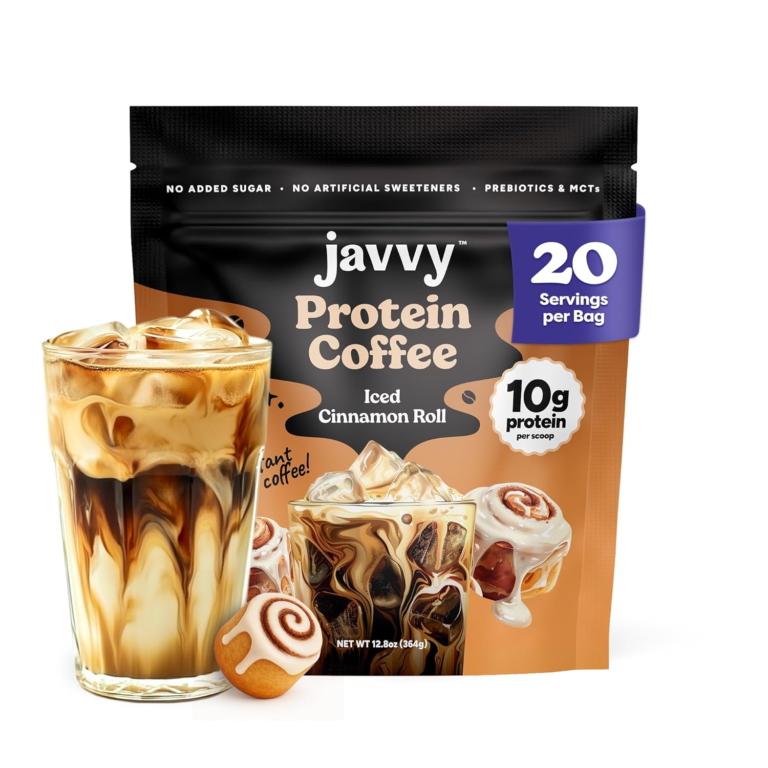 French Vanilla Protein Iced Coffee - 20 Servings
