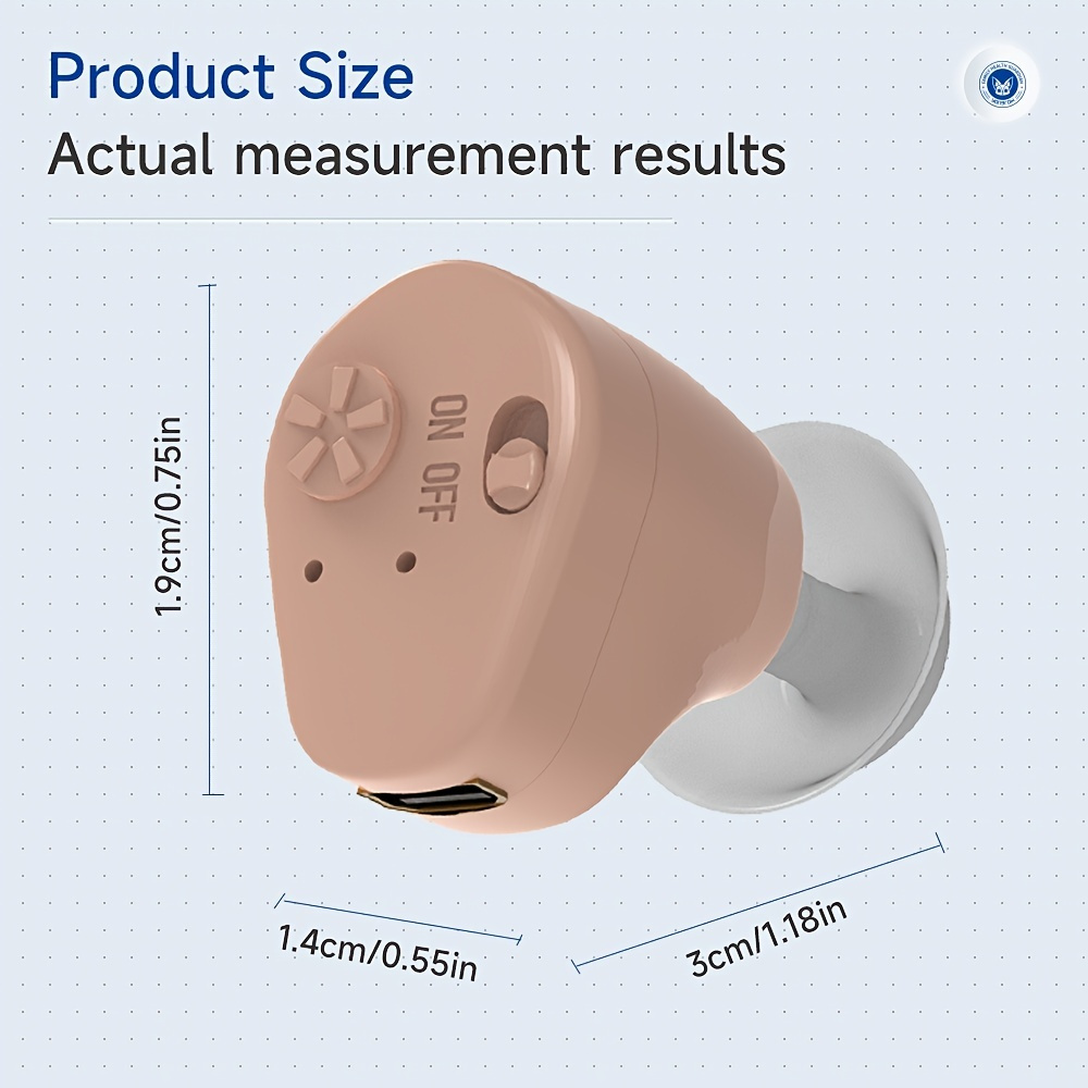 Hearing Aid Rechargeable Hearing Device ITE Ear Hearing Aids for The Elderly Audifonos Sound Amplifier for Deafness