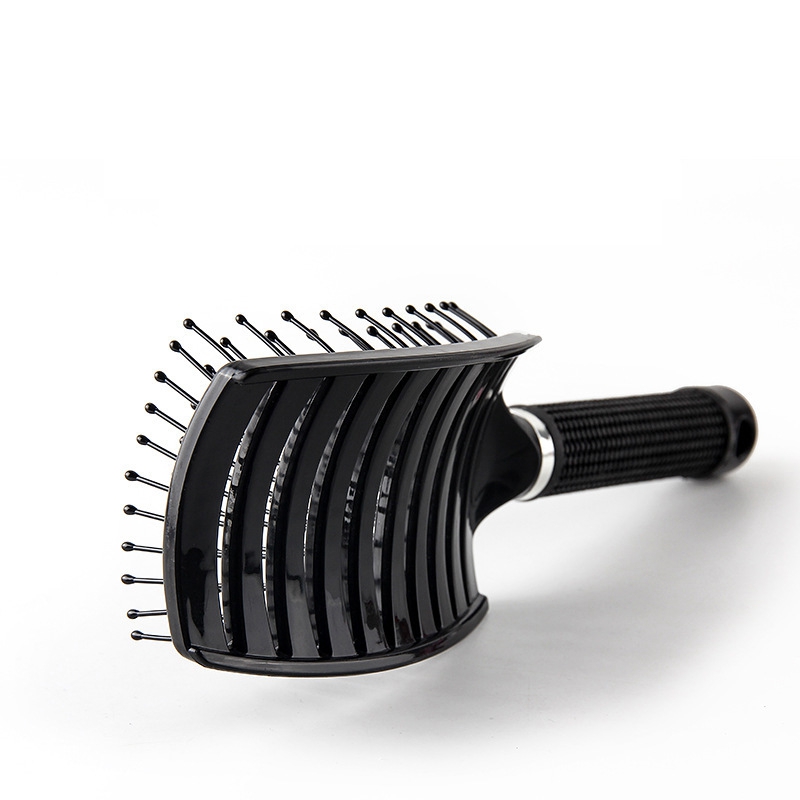 Girls Hair Scalp Massage Comb Hairbrush Nylon Women Wet Curly Detangle Hair Brush for Salon Hairdressing Styling Tools