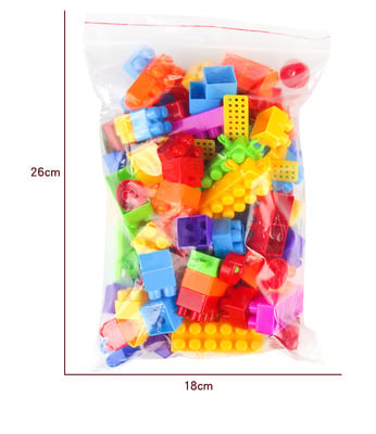 110 Kids Children DIY Puzzle Building Blocks Construction Learning Educational Toys Christmas gift