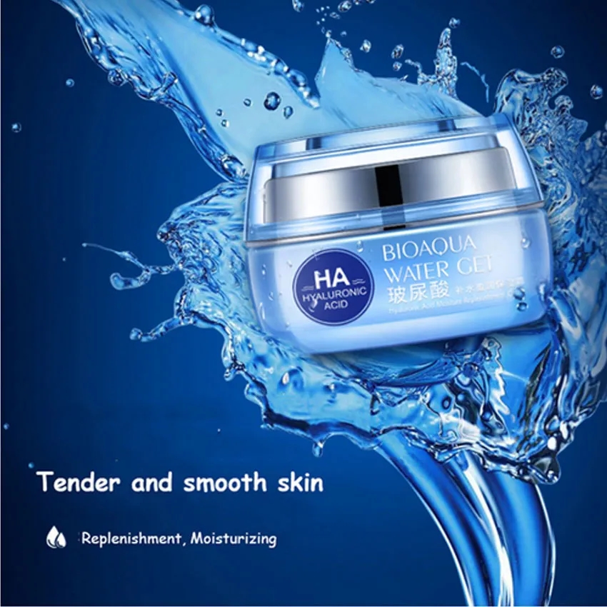 BIOAQUA Hyaluronic Acid Day Cream Whitening Moisturizing Anti Wrinkle Anti Aging Face Cream Face Care