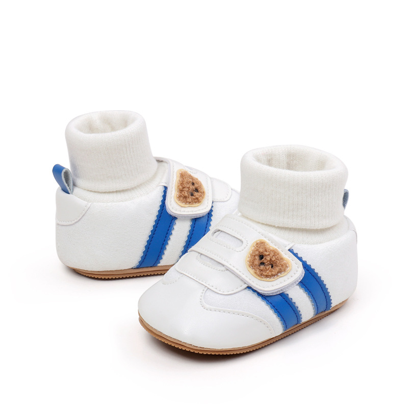 Baby Shoes Soft Cotton Sock Shoes Ankle-covered Style Spring & Autumn Sneakers Cute Design Newborn Prewalker Shoes
