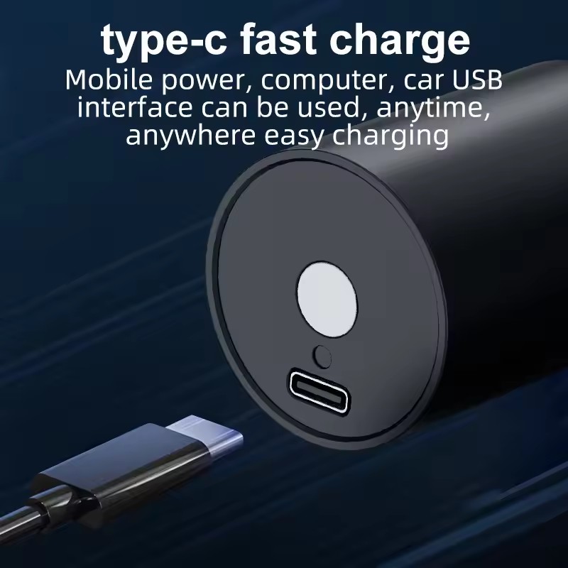 Men's electric shaver supports TYPE-C charging. Two styles are convenient to carry and powerful