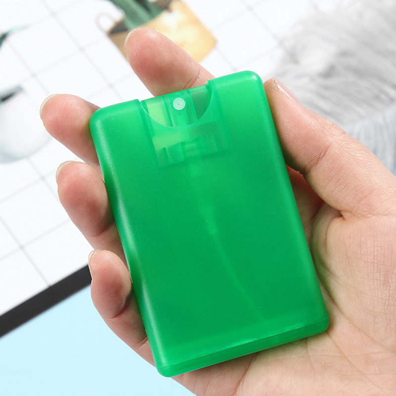 20ml Perfume Spray Bottle Card Shape Mini Sprayer Refillable Water Atomizer Travel Portable Alcohol Spray Tool &