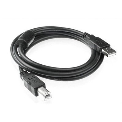 3 Meters Black USB Standard 2.0 Square Port Print line Cable Printer Data Cable Full Copper Tape Magnetic Ring Shield