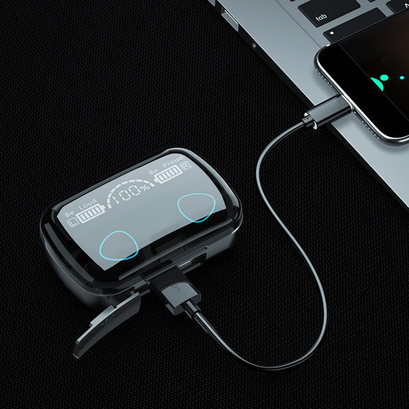 M10 Bluetooth Wireless Headphones Sports Waterproof Earphones Touch Control M10 Wireless Headsets Earbuds